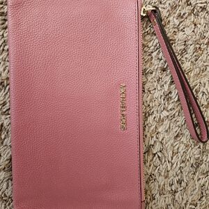 Michael Kors Pink Wristlet Clutch
